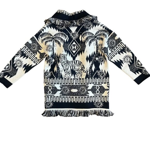 Alanui Wood Block Ibrid Cardigan Sweater Designer Luxury Size XS Women's NWT - Picture 8 of 16